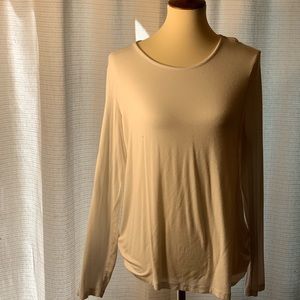 Chico’s Size 2 Long Sleeve White Top